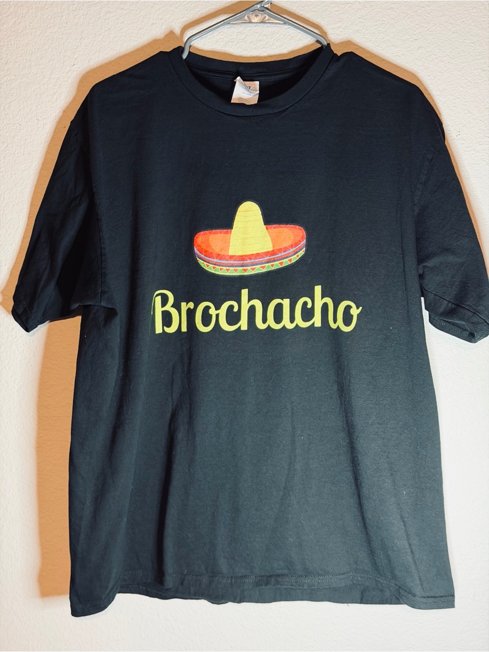 NWOT Brochacho Sombrero Black Short Sleeve T-shirt Men XL